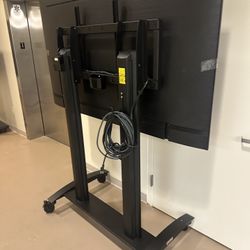 75 Inch Samsung TV On Wheels Not A Smart TV