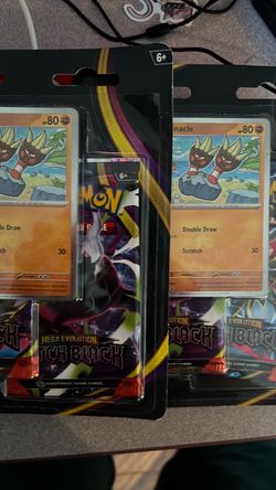 Pokemon pitch black booster pack x2