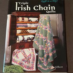 Quilt In A Day Triple Irish Chain Quilts Paperback Wendy Gilbert Vintage Hobby 