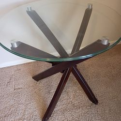 Modern Wood/Glass Table