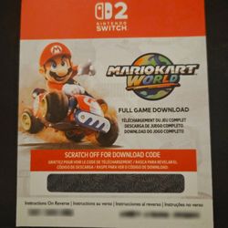Mario Kart World Digital Code 