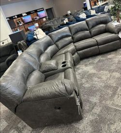 Tambo Reclining Sectional Couch Set Color Options Only $39 Down Payment 👉 PLEASE ASK FOR JON GREEN WHEN YOU ARRIVE!