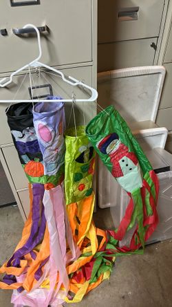 Sock Flags - A Total Of Five - See Description. 