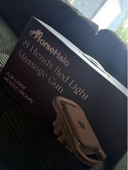 horsehalo 8 heads red light massagegun