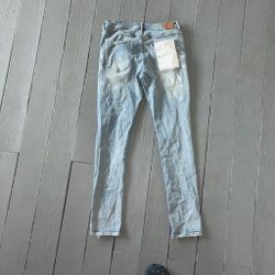 Purple jeans