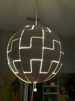 White And Real Ikea Pendant Light