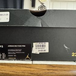 Jordan Big Fund PRM U.S. 7.5