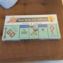 Vintage 1995  Sealed Monopoly Ny City Edition New