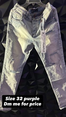 purple jeans