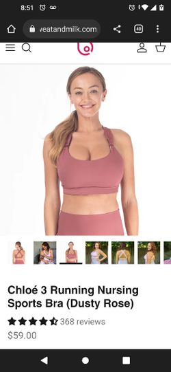 Sweat And Milk Running Nursing Bra 