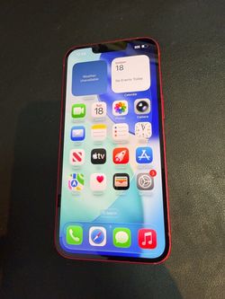 iPhone 14 Red 128Gb Unlocked Perfect