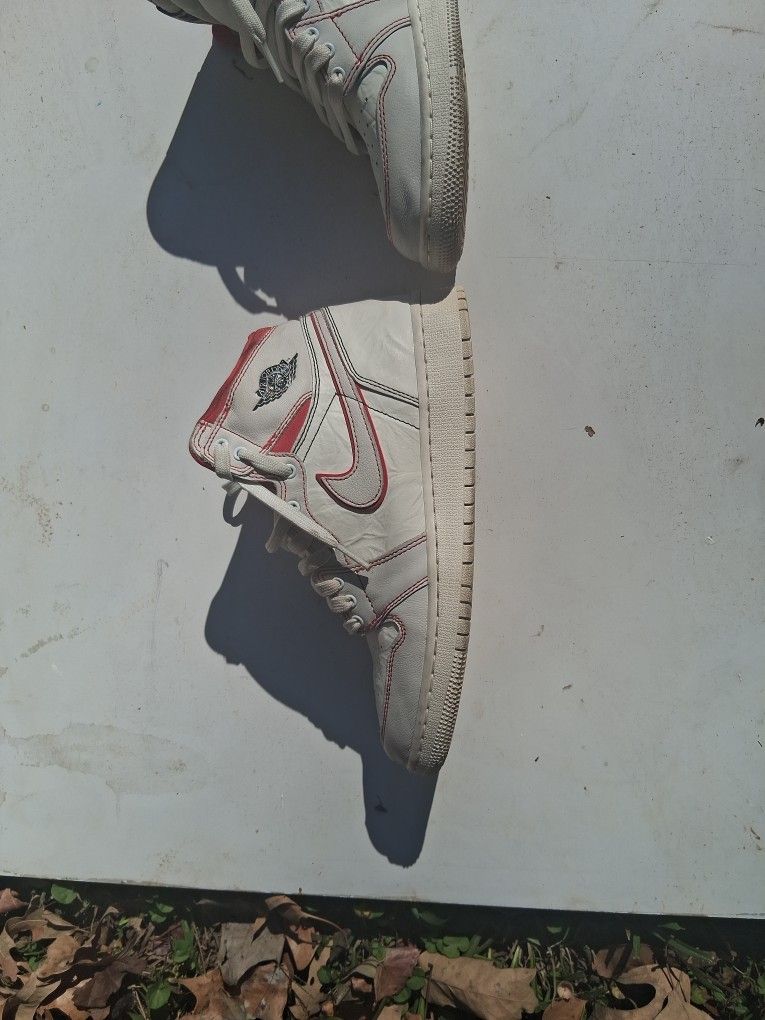 Nike Jordan One White Red Underline Colorway Limited