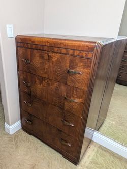 Vintage Waterfall Dressers
