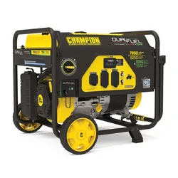 6250w Champion Dual Fuel Generator, Manual w/ CO shield