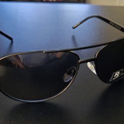 Veer Men’s Fashion Sunglasses, New Castle I - Matte Black, Aviator, Metal, 61-14-135