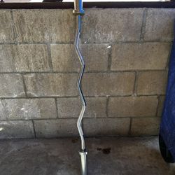 Olympic EZ Curl Barbell