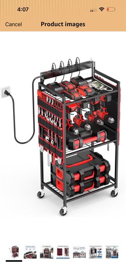 Tool organizing cart