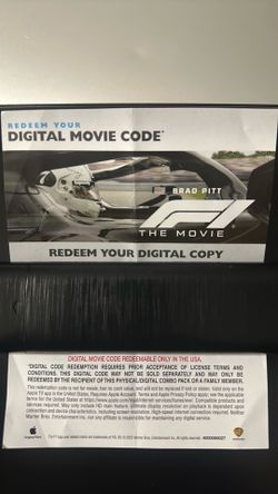 F1 (2025) 4K Digital Code