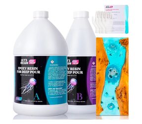 1.5 Gallon Deep Pour Epoxy Resin for 2-4 inch Pour