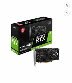 MSI NVIDIA GeForce RTX 3050 Graphic Card - 6 GB GDDR6 - 7680 x 4320 - 1.49 GHz Boost Clock - 96 bit Bus Width - PCI Express 4.0 x16 - DisplayPort - 1 