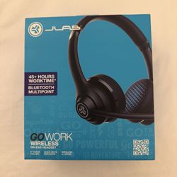 JLAB GO WORK WIRELESS & WIRED ON-EAR HEADSET
