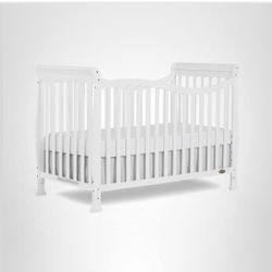 Convertible Baby Crib + Toddler Rail
