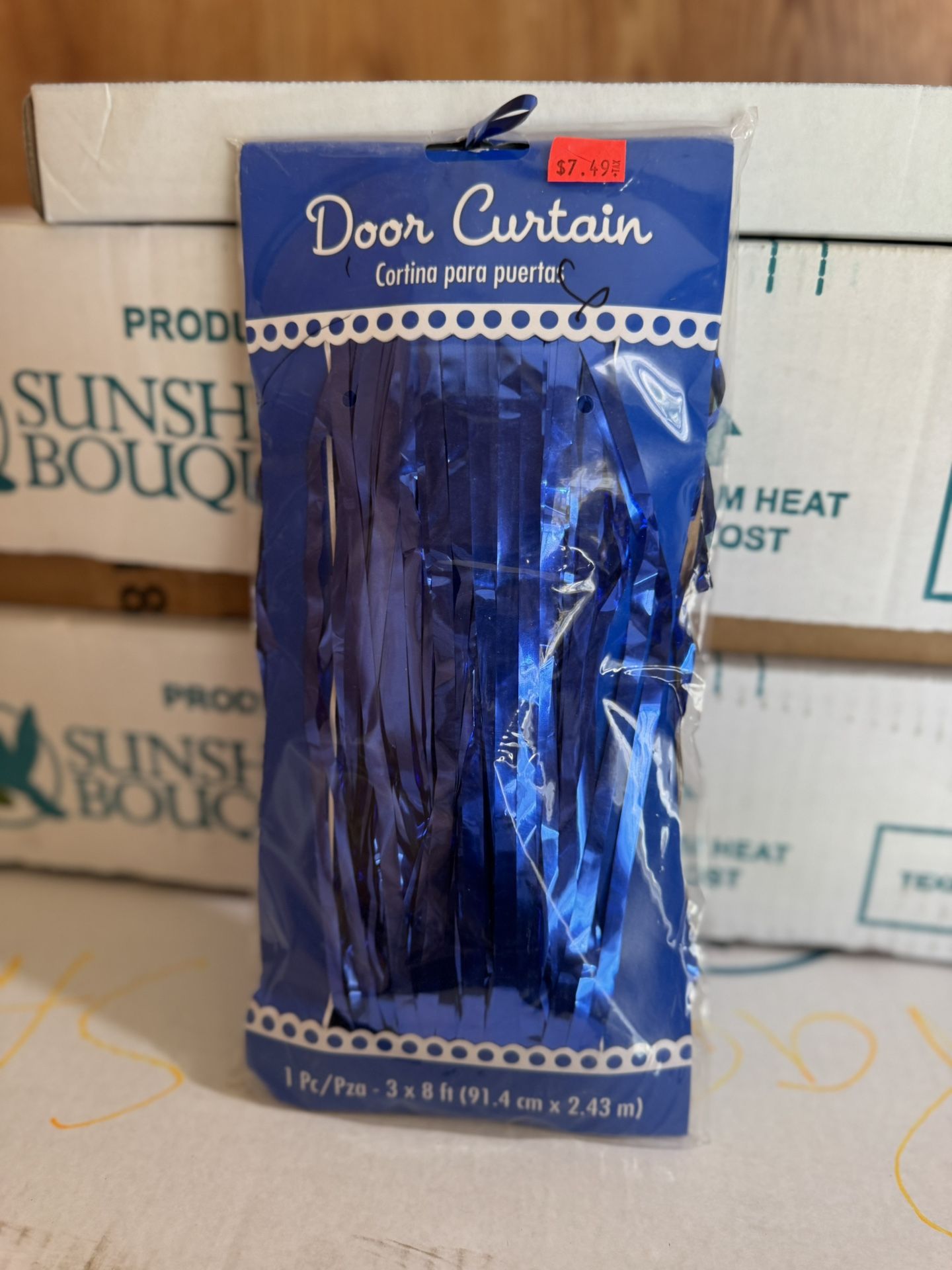 Door Curtain- Blue