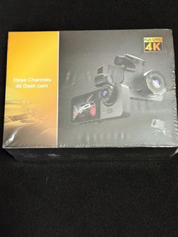 AZACVB Three Channels 4K Dash Cam