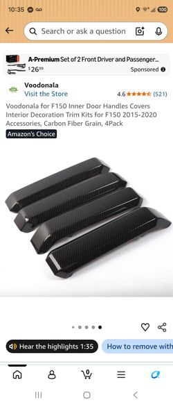 Ford f150 inner handle accents