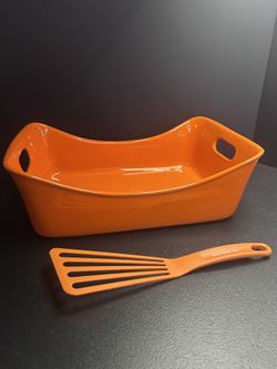 Rachael Ray - Ceramic: 9"x 13" orange Baking / Casserole Dish - New -