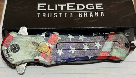 American Flag  Eagle Collectible Knife
