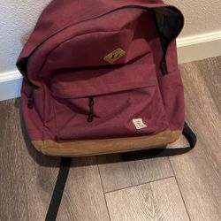 BURGUNDY BACKPACK