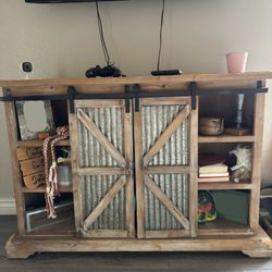 Rustic TV stand