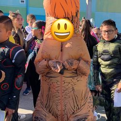 Dinosaur Costume. Kids Size Inflatable 