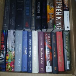 25 HARDCOVER BOOKS/30 PAPERBACKS ALL FOR $25