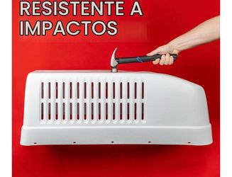 Cubierta de repuesto resistente a los impactos con protección UV para aires acondicionados de RV, diseño aerodinámico que