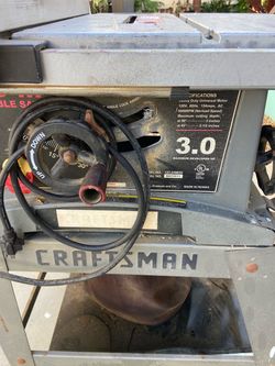 Craftsman Table Saw 3.0 HP