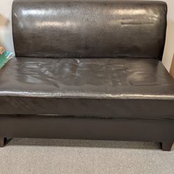 Two Seater Vinyl Couch
