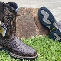 Steel Toe And Non Steel Toe Work Boots