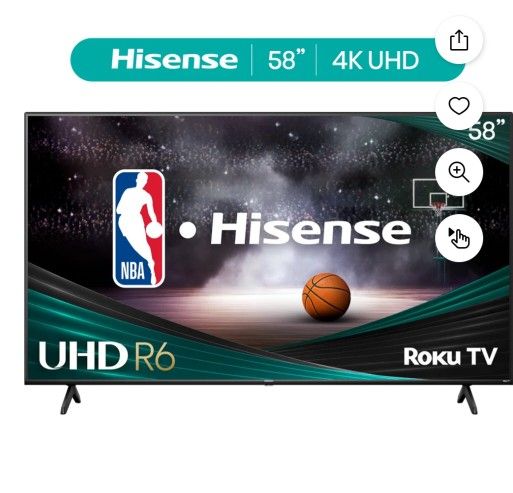 Hisense 58" 4K UHD TV