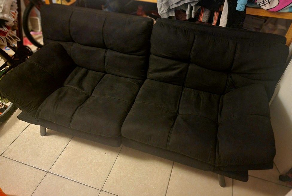 Microfiber Thick Futon Adjustable BED/Couch