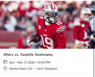 Seahawks Vs 49ers