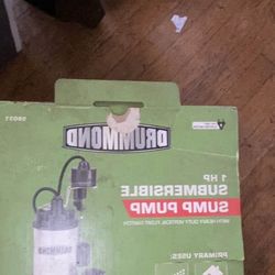 Drummond 1HP Submersible Sump Pump