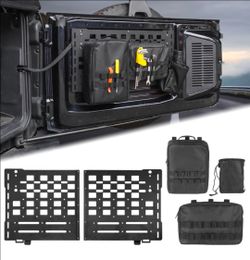 Rear Tailgate Molle Storage Panel Compatible with Ford Bronco 2021-2026
