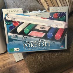 Aluminum Case Poker Set