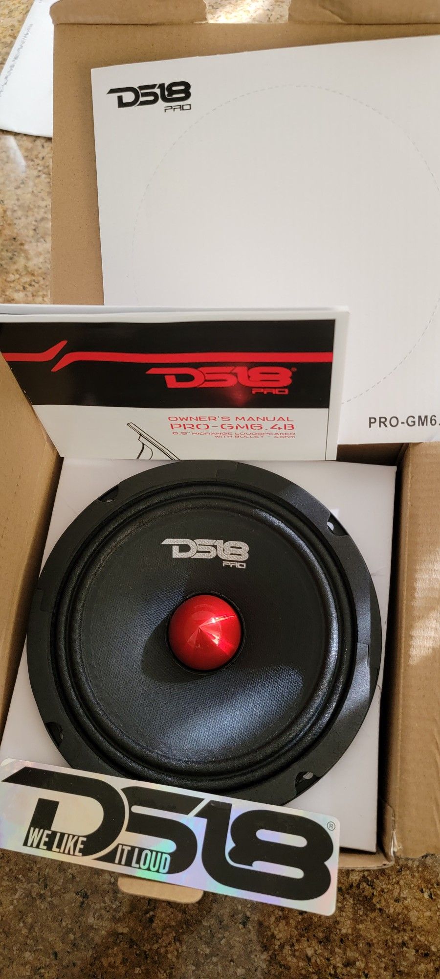 DS-18 Pro Speakers! 6.5 Inch! Scream Baby! New Only
