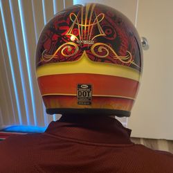 Bell helmet Custom 500 With Bubble Shield 