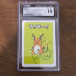 CGC 10 Raichu Playing Card