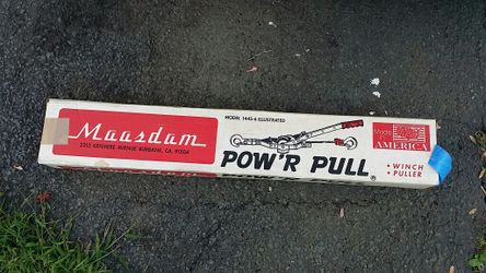POWER R PULL WINCH PULLER MADE IN USA BRAND NEW