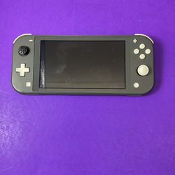Gray Nintendo Switch Lite – Fully Working (Left Joystick Pad Missing)